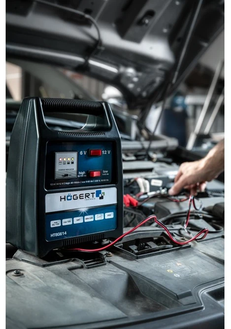 Įkroviklis Hogert HT8G614; 6/12 V
