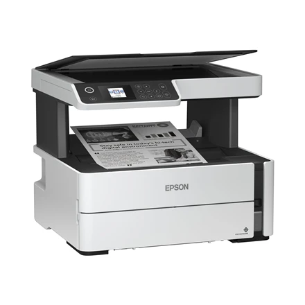 Epson 3 in 1 spausdintuvas EcoTank M2170 Mono, Inkjet, All-in-one, A4, Wi-Fi, Baltas (Pažeista pakuotė)