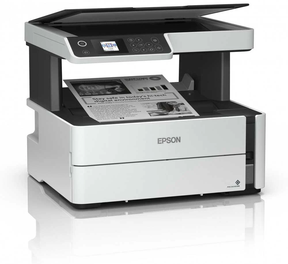 Epson 3 in 1 spausdintuvas EcoTank M2170 Mono, Inkjet, All-in-one, A4, Wi-Fi, Baltas (Pažeista pakuotė)
