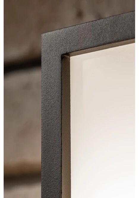 Facade luminaire VASTI, E27, max. 12 W, IP54, graphite