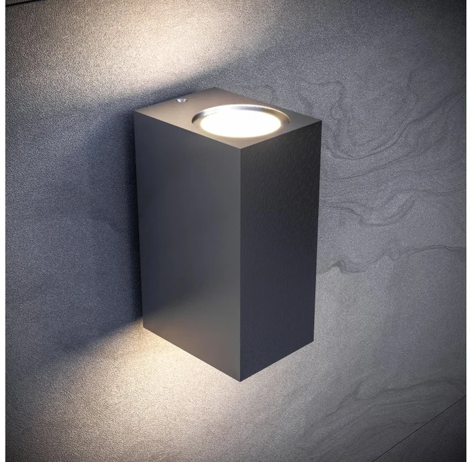Fasadinis dvikryptis šviestuvas, TIAGO KW, GU10, MAX.2x35W, IP54, AC220-240V, 50/60Hz, juo