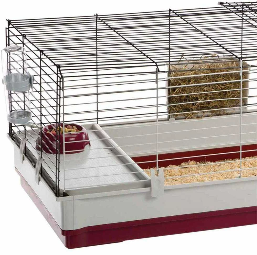 Ferplast Triušių narvas Krolik 140 Plus, 142 x 60 x 50 cm, 57072570 (Pažeista pakuotė)