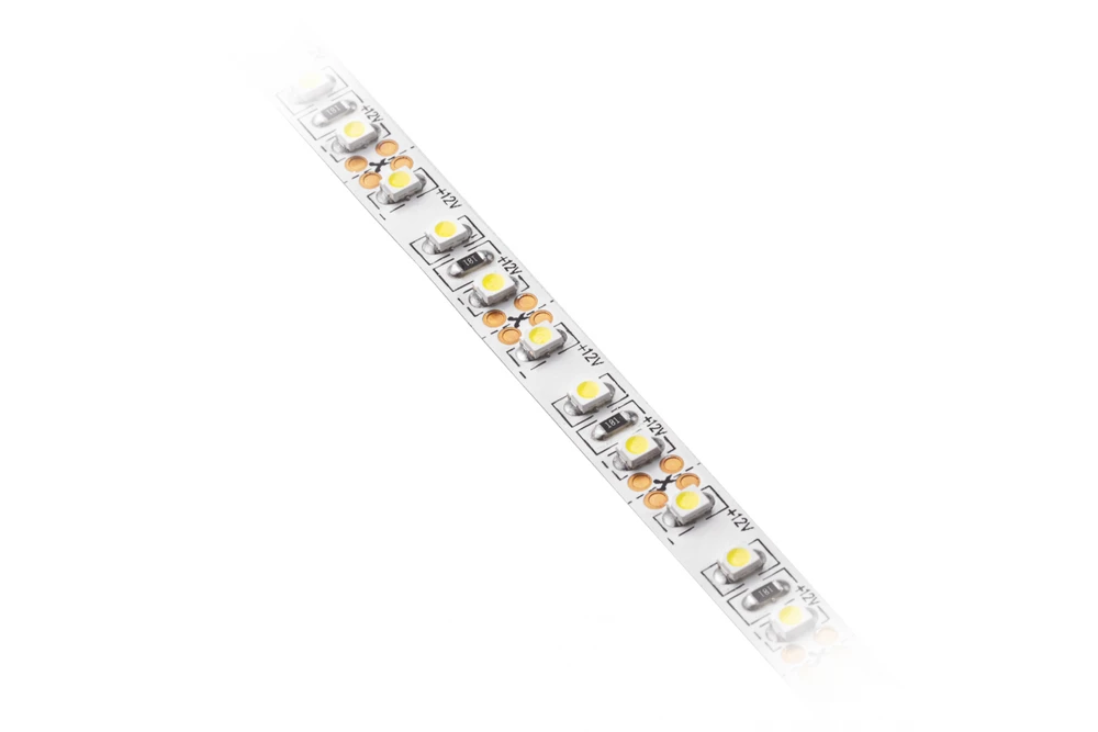 GTV Flash Tape 2835MW, 600 LED cool baltas, 7,6W/m, without gel 8mm, Roll 50m, 12V