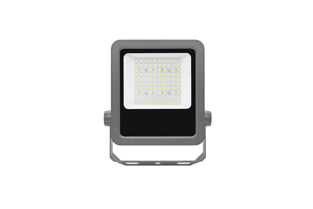 Floodlight VIPER II, LED, 50W, 8000lm, 4000K, AC180-250V, IP65, pilkas
