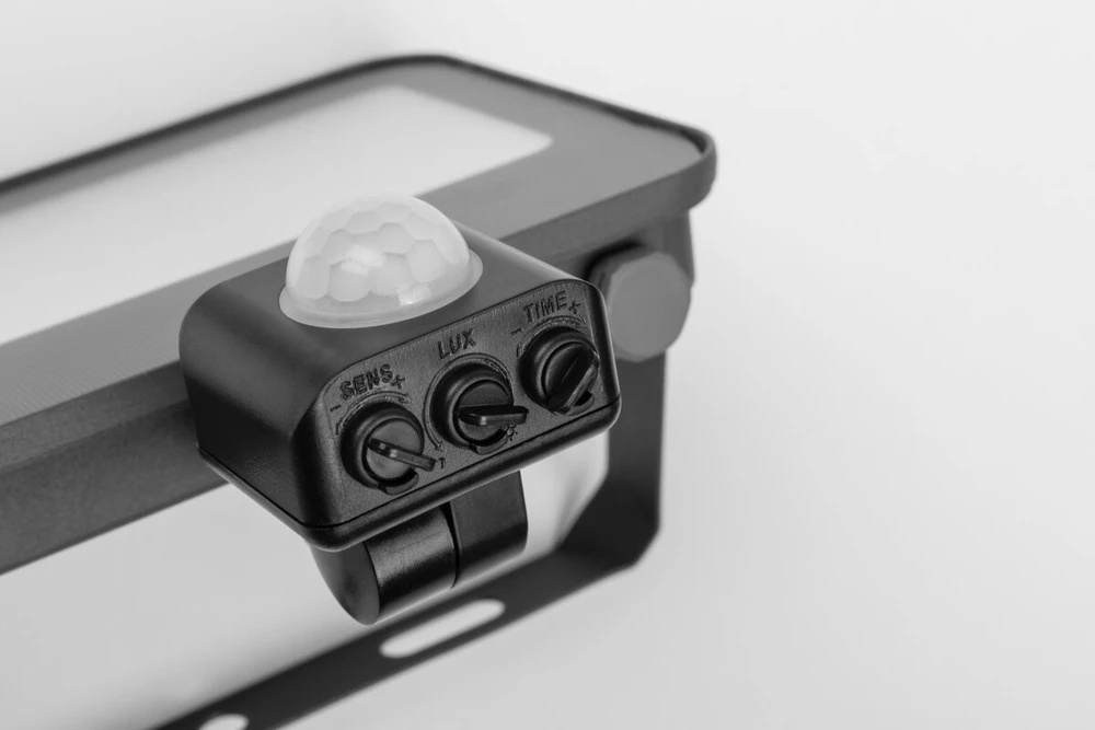 Floodlight with motion sensor DOVER, LED, 50W, 6000lm, CCT, AC180-250V, pilkas