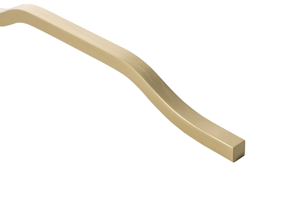 Furniture handle GTV GRAVEL, C=3x352 mm, L= 1200 mm, Al, brushed auksinis