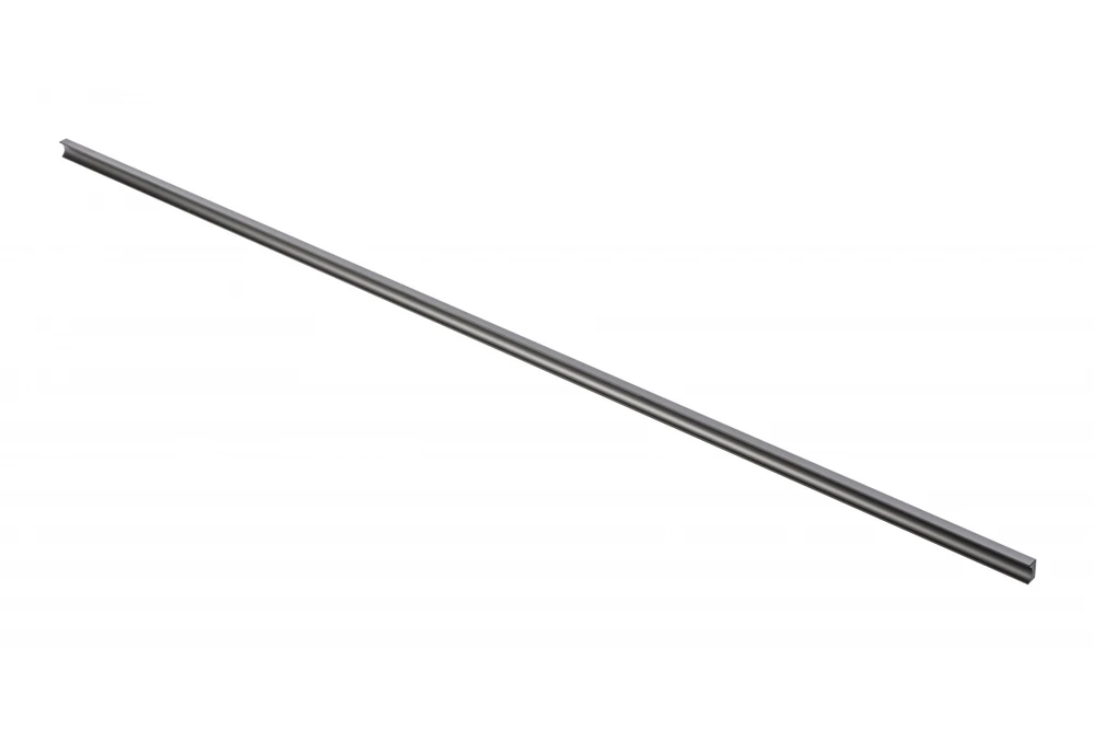 Furniture handle GTV GROOVE, C=3x352 mm, L=1200 mm, Al, matt juodas