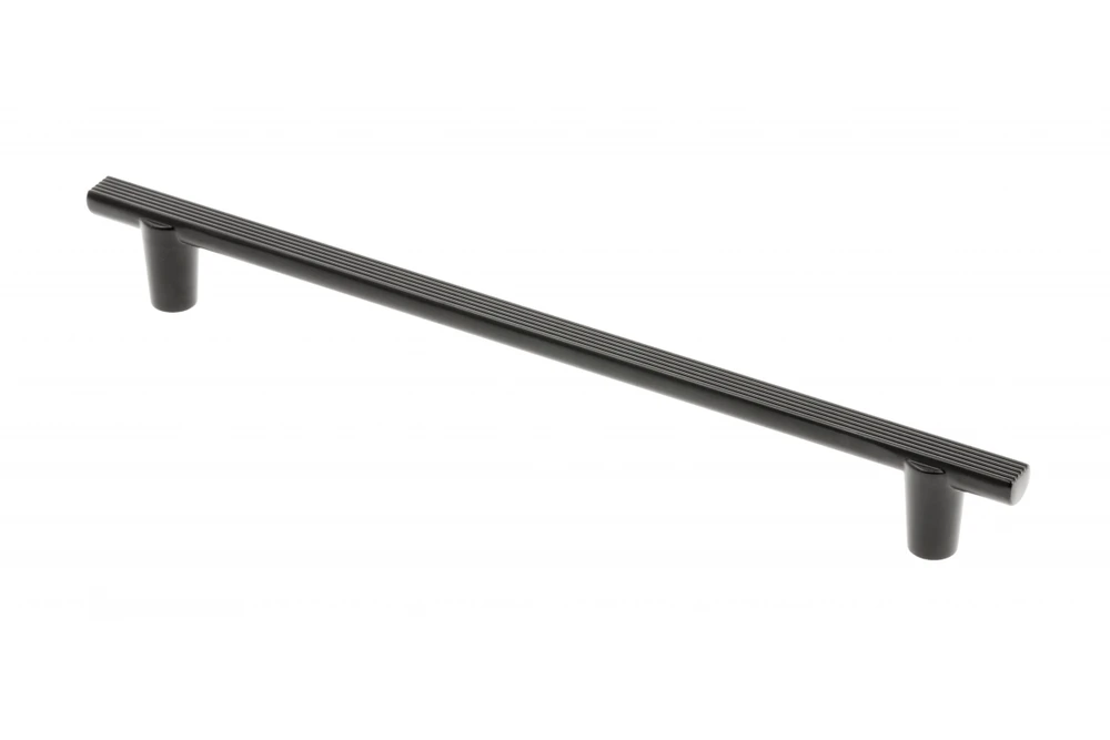 Furniture handle GTV RAY, C=192 mm, L=232 mm, ZnAl, juodas matt