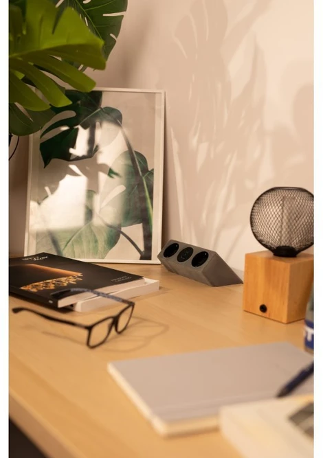 Furniture socket SOFITO, 2xSHUKO, USB A+C, cable 1.5 m, pilka flock