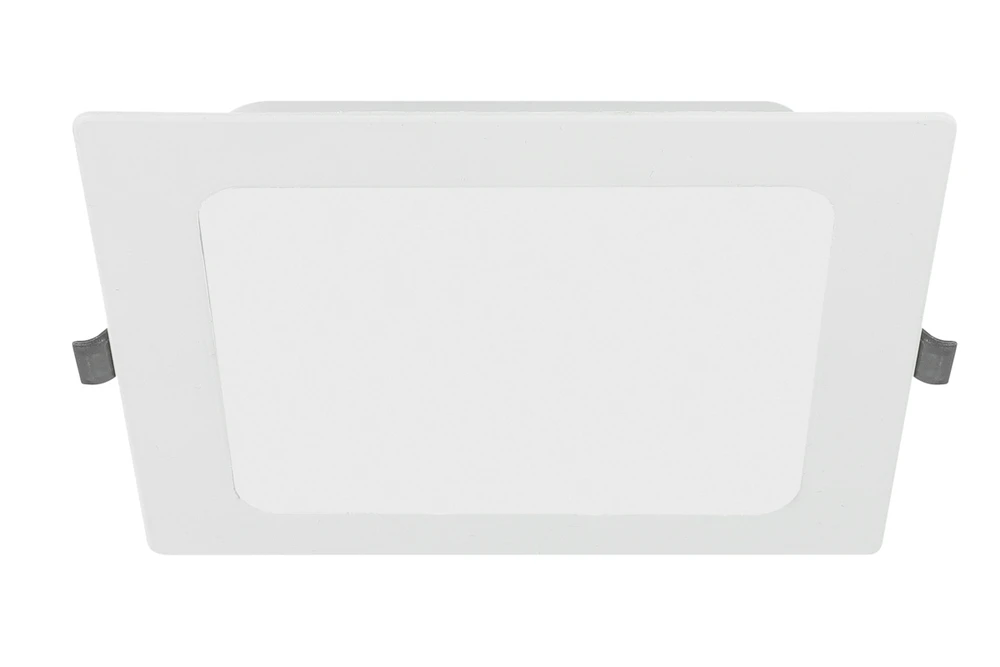 G-TECH FABRO Downlight, LED, 12W, 1200lm, 4000K, AC220-240V, IP40, recessed, square, baltas