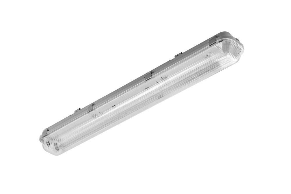 G-TECH hermetiškas šviestuvas 2x60 T8 LED-J, G13, AC220-240V, 50/60Hz, IP65, IK06, ABS/PS,