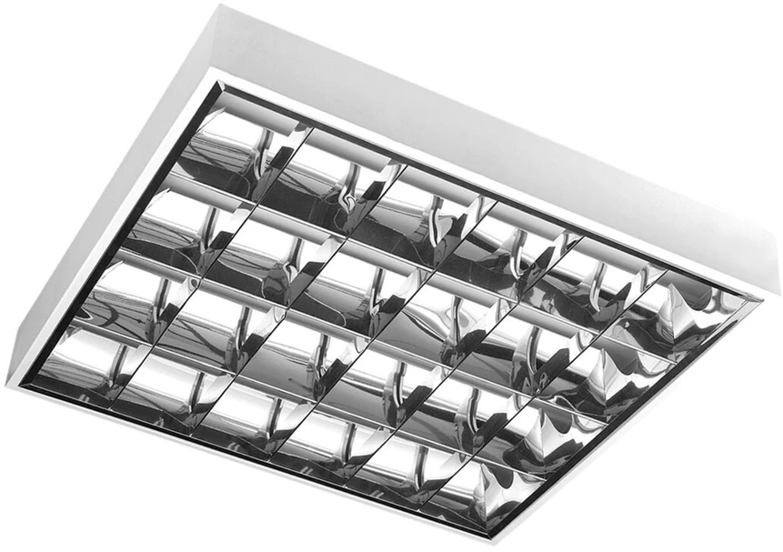 GTV G-TECH RASTRO LED šviestuvas 60, 4x60 T8 LED-J, G13, AC220-240V, 50/60Hz, IP20, paviršinis