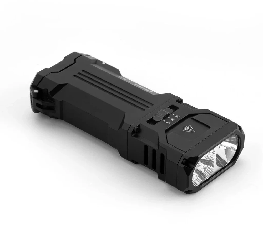 Galingas prožektorius Wuben X1 Pro, 12 300 lm, Spot + Flood, Power Bank, juodas