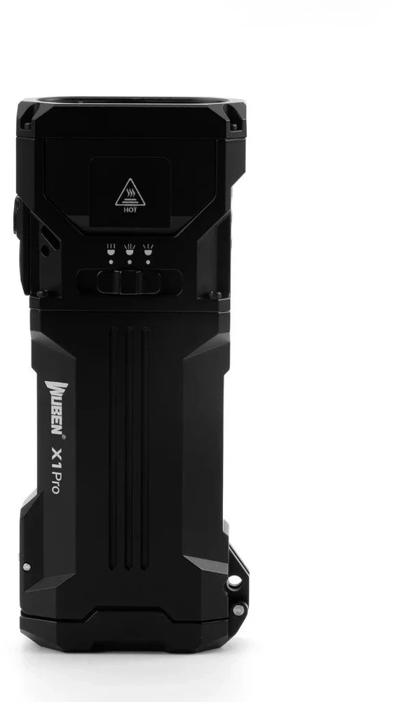 Galingas prožektorius Wuben X1 Pro, 12 300 lm, Spot + Flood, Power Bank, juodas