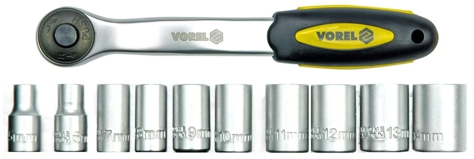 Toya Sa Poland VOREL Rinkinys RAKTAI 1/2" 11 vnt.