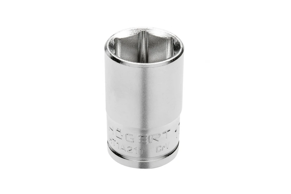 HÕGERT Galvutės 1/2", šešiakampės, CrV plienas, 15 mm DIN 3124