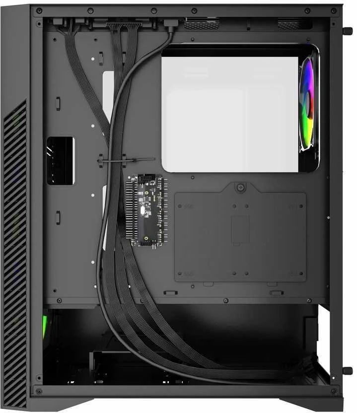 Gembird CCC-FC-900ARGB žaidimų kompiuterio dėklas Fornax 900, ATX, Judas (Pažeista pakuotė)