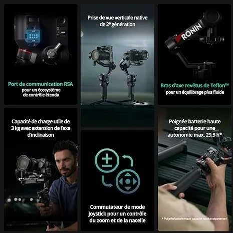 Gimbal DJI RS 4 Combo (Atnaujinta)