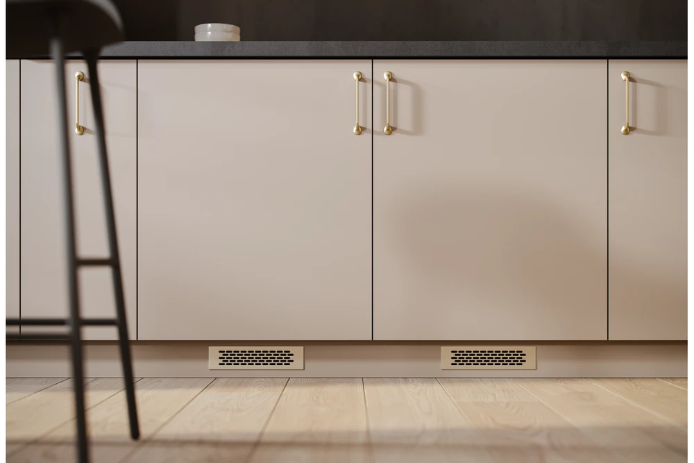 GTV Ventiliacinės grotelės 245 x 60 mm, auksines spalva