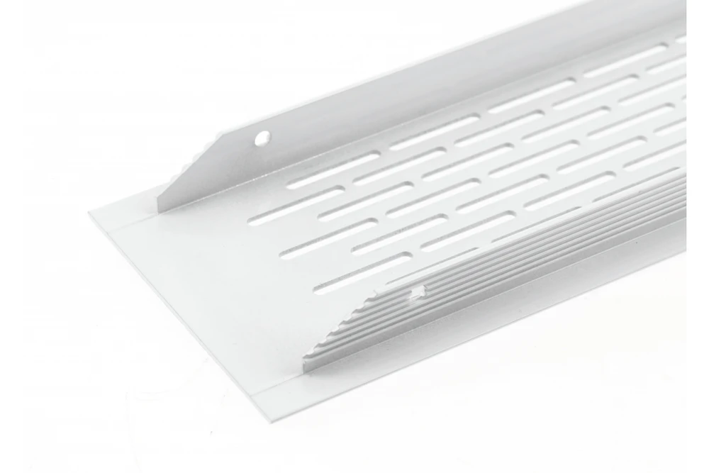 GTV Ventiliacinės grotelės, 480 x 80 mm, baltos spalvos