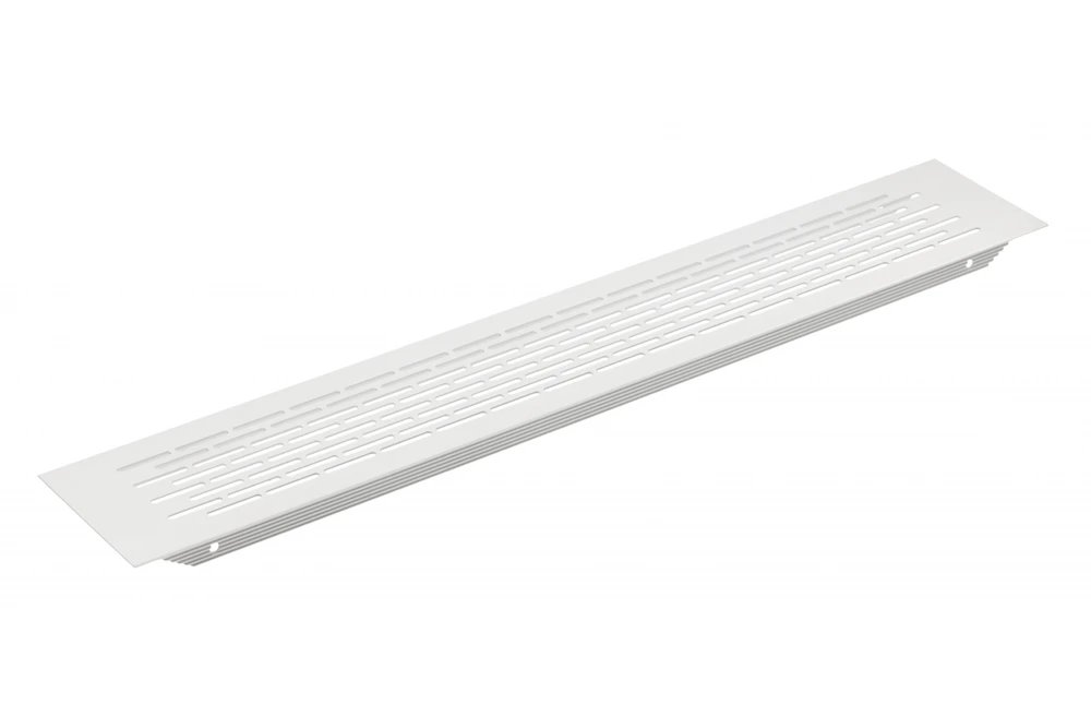 GTV Ventiliacinės grotelės, 480 x 80 mm, baltos spalvos