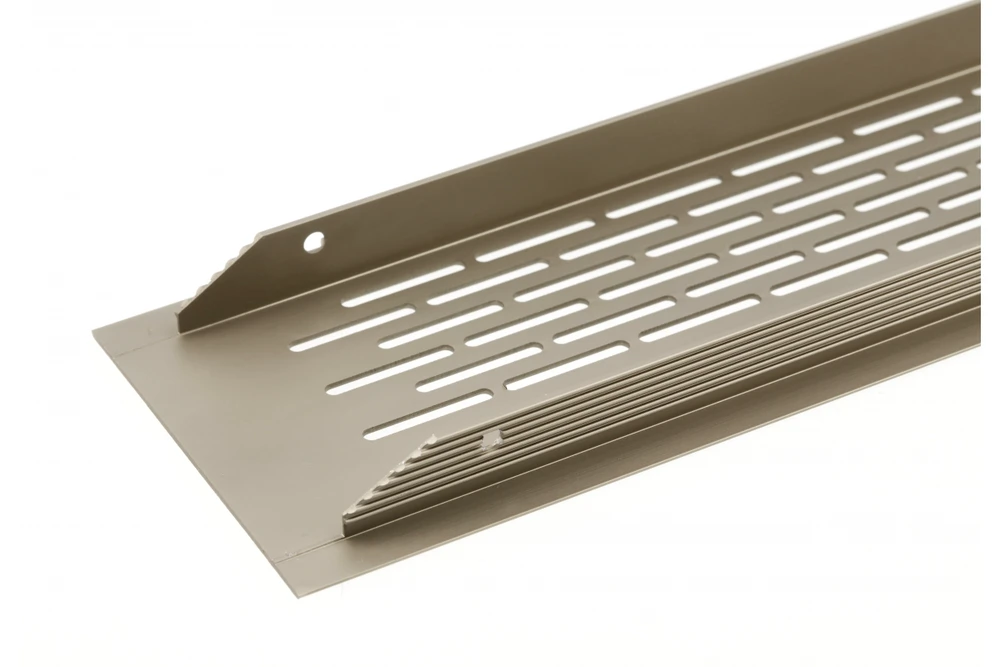 GTV Ventiliacinės grotelės 480 x 80 mm, šviesaus antracito spalvos