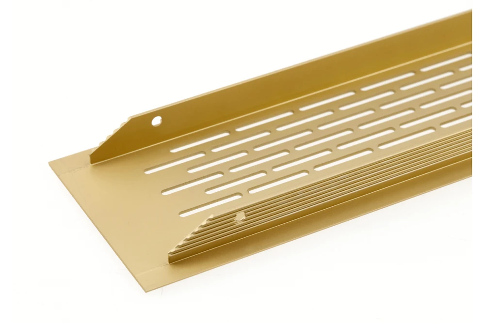 GTV Ventiliacinės grotelės 480 x 80 mm, auksines spalvos