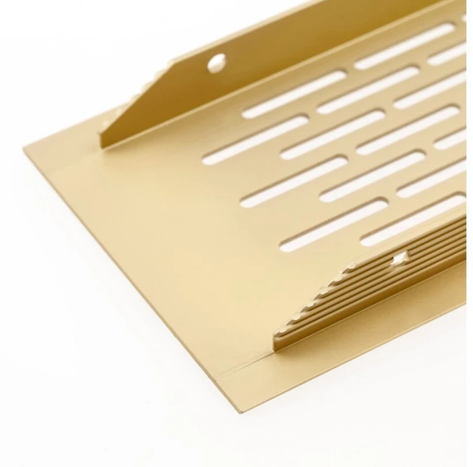 GTV Ventiliacinės grotelės 480 x 80 mm, auksines spalvos