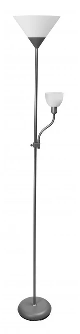 GTV Grindinis šviestuvas BENFICA 2, maks. 60W -E27, maks. 40W - E14, AC220-240V, 50/60Hz, pilk