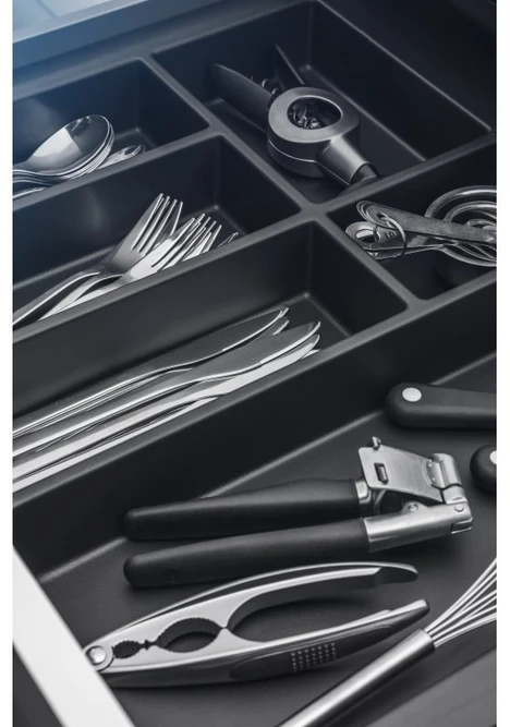 GTV AXISPACE insert for drawer 800, juodas
