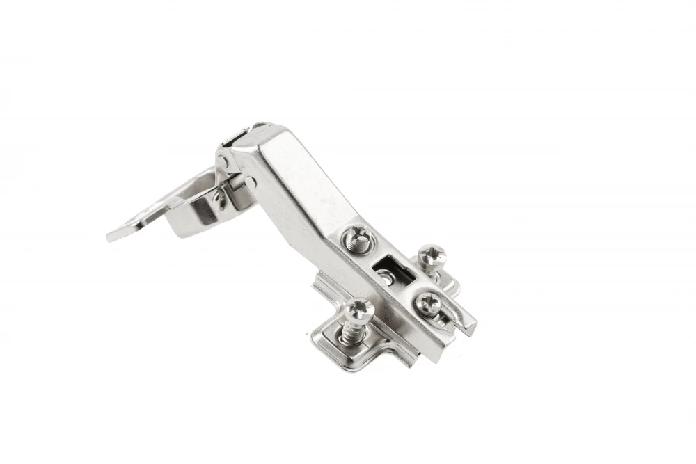 GTV COCA hinge superimposed, angled 45 deg, H=2 mm, springless, e-chain®, slide-on, with e
