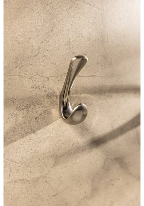 GTV ORA hanger, double, ZnAl, brushed steel