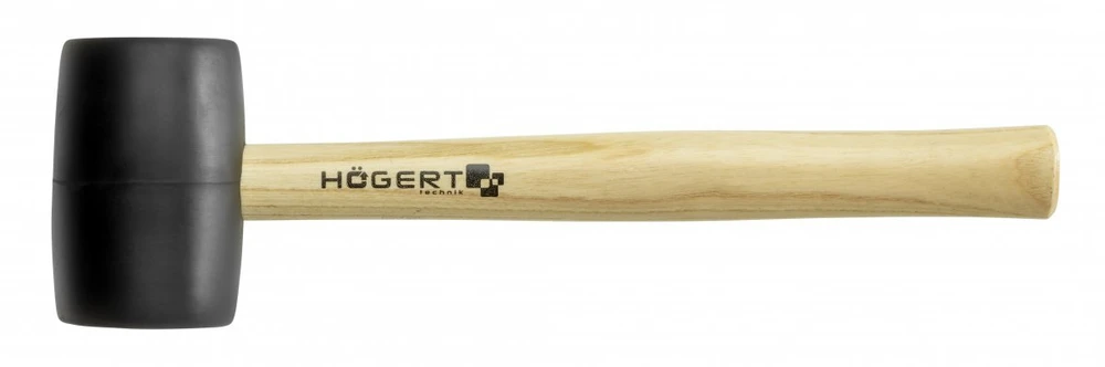Hogert Technik Guminis plaktukas 900 g, juodas