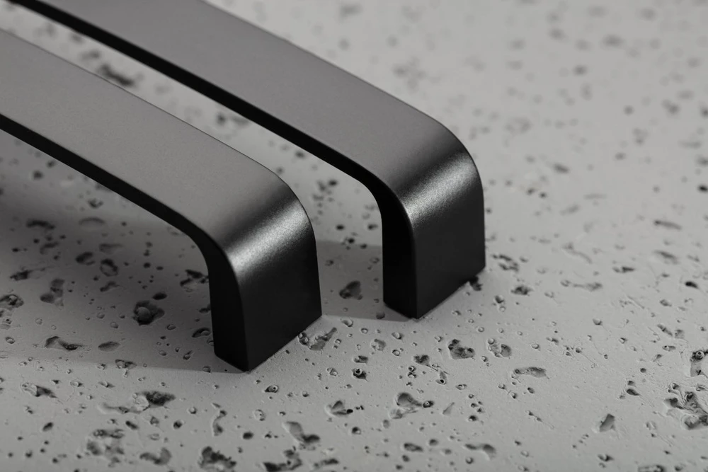 Handle G133 L-128mm (juodas mat)