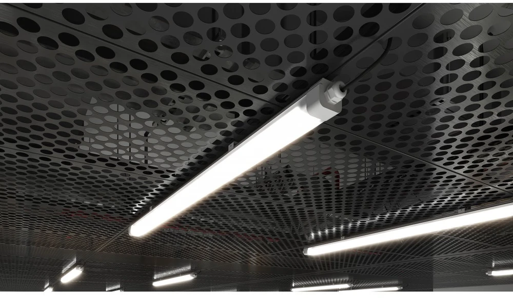 GTV Hermetiškas šviestuvas LUMIA II, LED, 50W, 6500lm, 4000K, AC220-240V, IP66, PC, Baltas