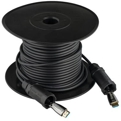 HFOC-100A-60 Armoured HDMI 2.0 active hybrid cable, 4K60 (male-male), 60 m