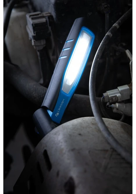 Darbo lempa, žibintuvėlis LED 10W įkraunama, HT1E480, Hogert