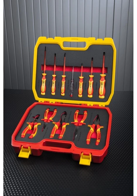HOGERT Insulated tool set 1000 V, 12 pcs.