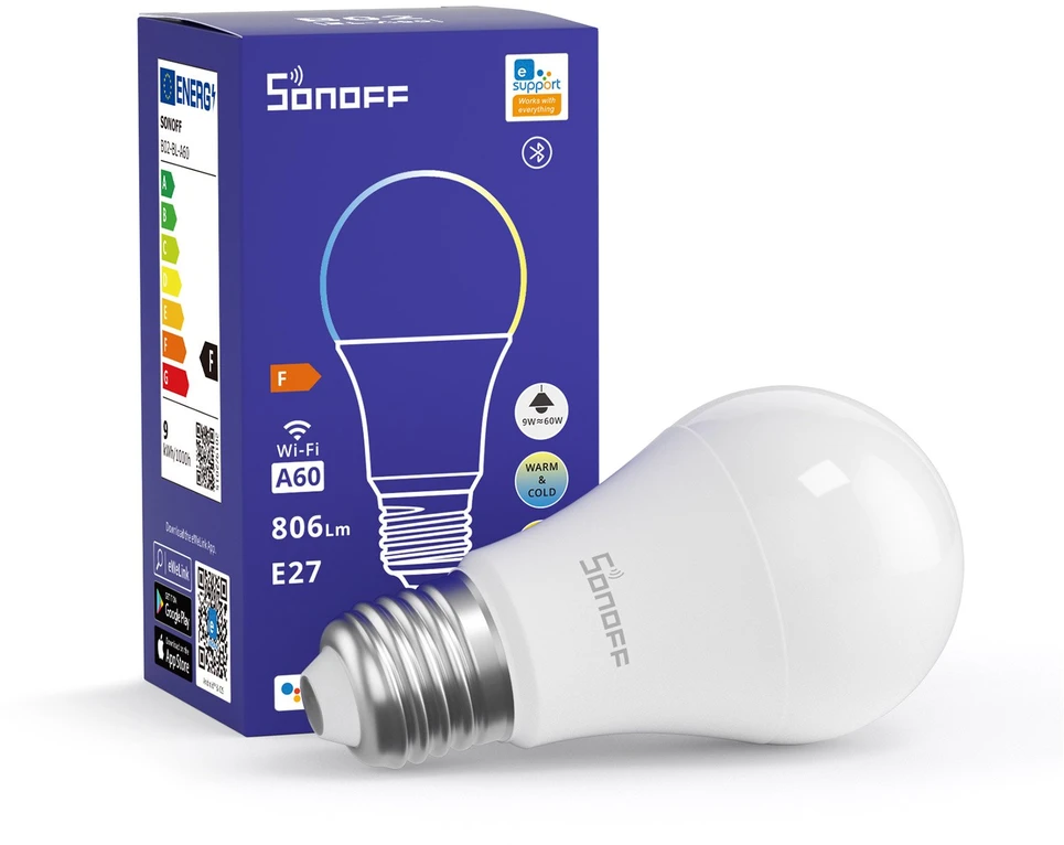 Sonoff B02-BL-A60 Išmanioji Wifi LED lemputė