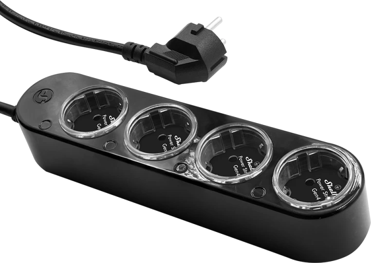 Shelly Group Išmanus maitinimo blokas Shelly Power Strip 4 Gen4, juodas