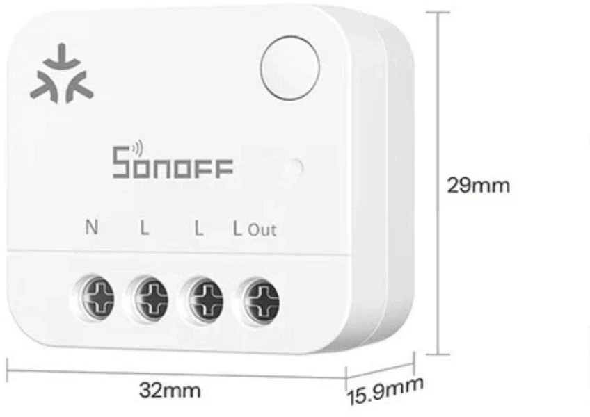 Išmanusis elektros energijos matuoklis, Matter over Wi Fi SONOFF MINI-1GP