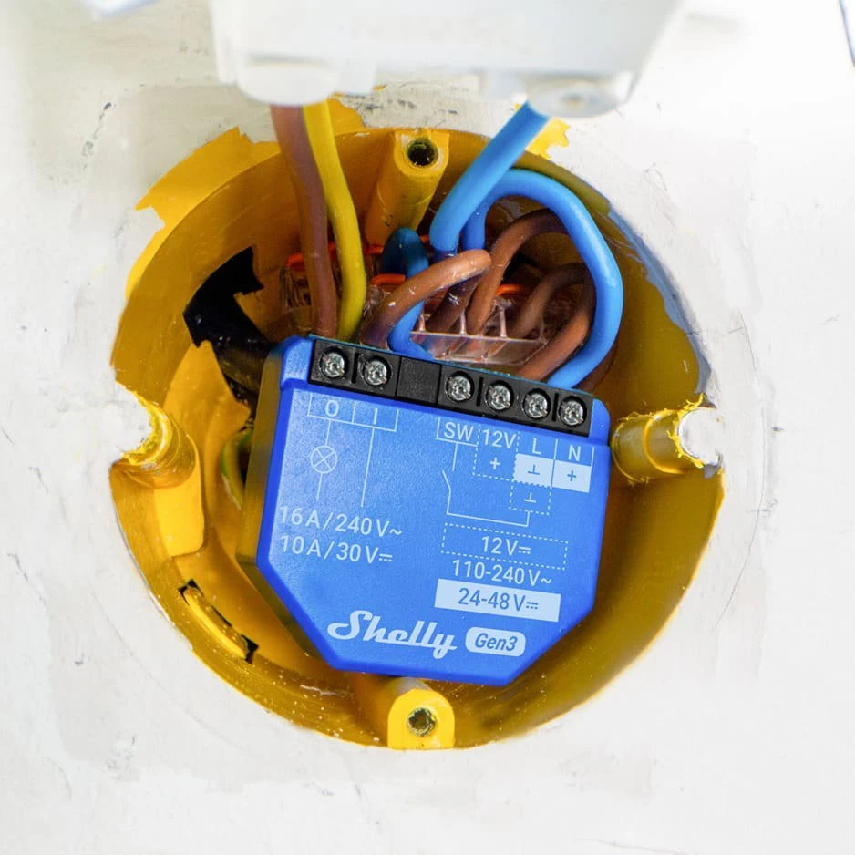 Shelly 1 Gen3 1 kanalo relė 16A (Wifi, Bluetooth)