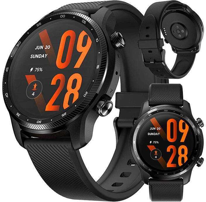 Išmanusis laikrodis Mobvoi TicWatch Pro 3 Ultra, Juodos spalvos (Atnaujinta)