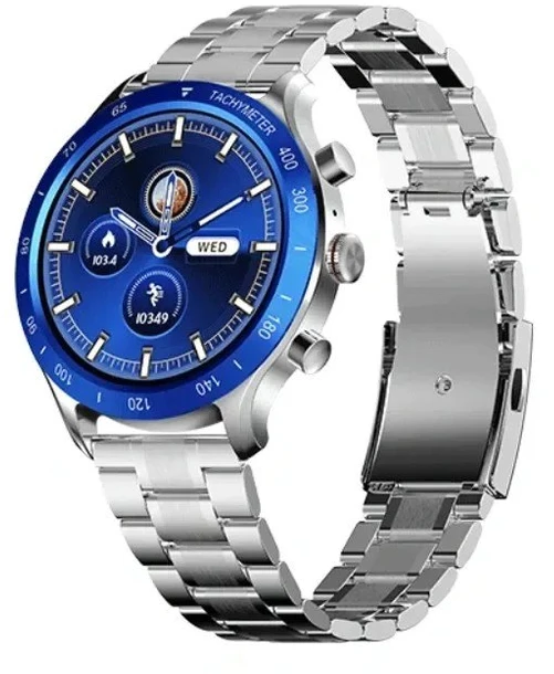 Riversong išmanusis laikrodis Motive 9 Max sidabro spalvos SW903 AMOLED double strap
