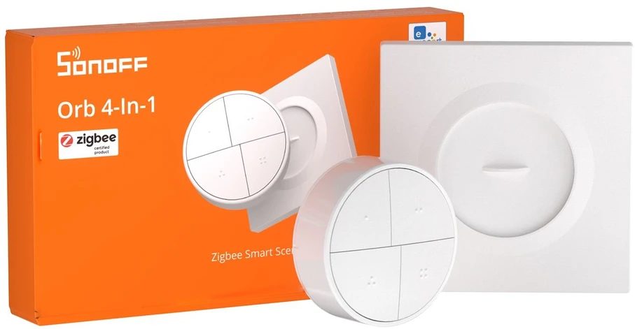 Sonoff Orb 4 in 1 Zigbee 4 mygtukų belaidis mygtukas