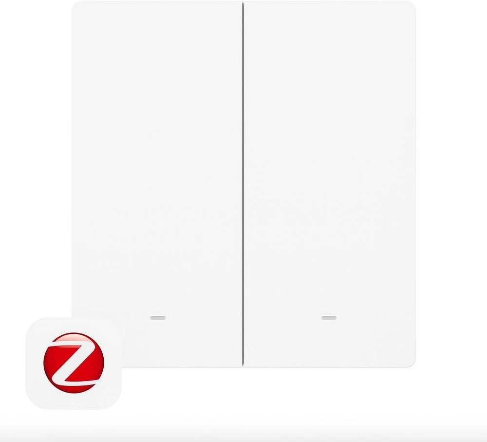 Sonoff SwitchMan ZBM5 Zigbee jungiklis 2 klavišų, baltas 86W