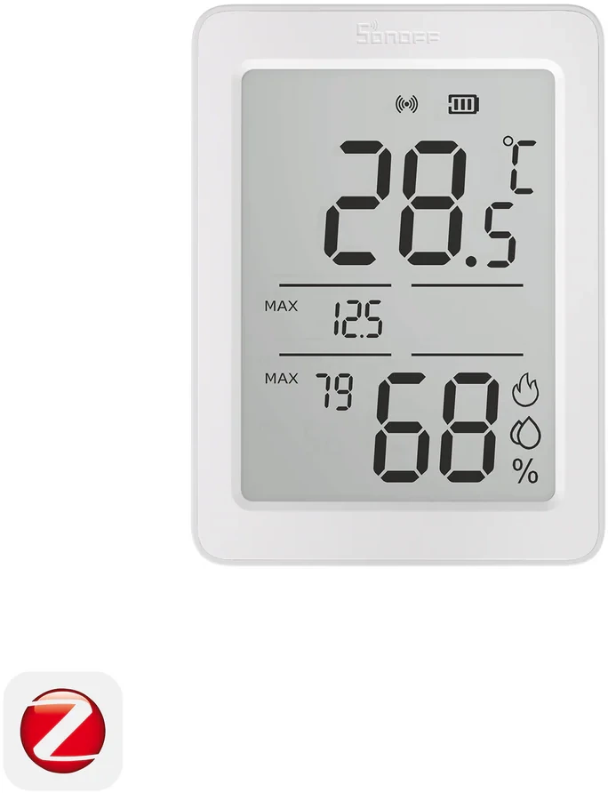 Sonoff AirGuard TH Zigbee temperatūros ir drėgmės sensorius SNZB-02DR2