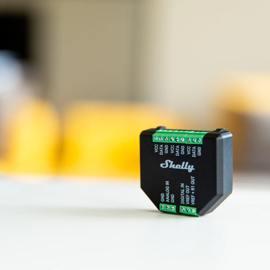 SHELLY PLUS ADD-ON priedas Plus, GEN3, GEN4 serijos relėms
