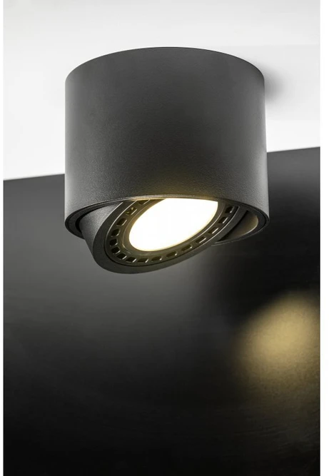 GTV ISUMI lubinis šviestuvas su reguliuojamu kampu, aliuminis, 130x100, IP20, ES111, GU10, apv