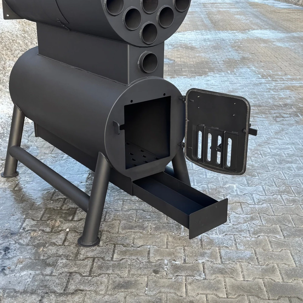 Kalmetal „MINIGUN“ - kieto kuro šildymo krosnis iki 800 m² plotui